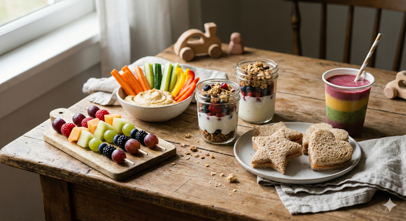 5 Dicas de Lanches Saudáveis para Crianças